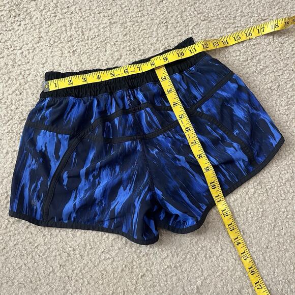 Lululemon Tracker Running Shorts Nightsky Harbor Blue Size 4 - Picture 6 of 7